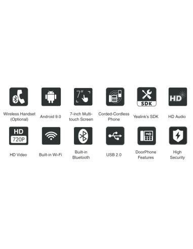 Yealink T58W VoIP Phone (SIP)