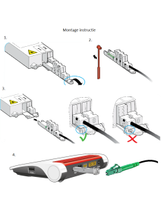 SC-APC/LC-APC AT01 Attema GROEN-GROEN Glasvezelkabel 2