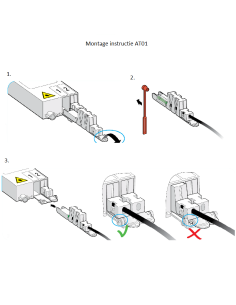 SC-APC/SC-UPC AT01 Attema BLAUW-GROEN Glasvezelkabel 2