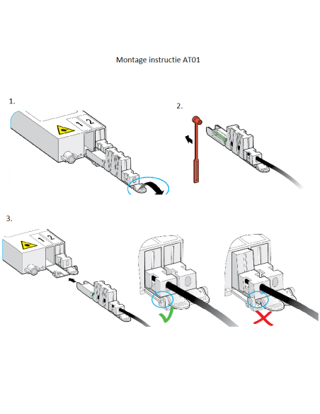 SC-APC/SC-UPC AT01 Attema BLAUW-GROEN Glasvezelkabel