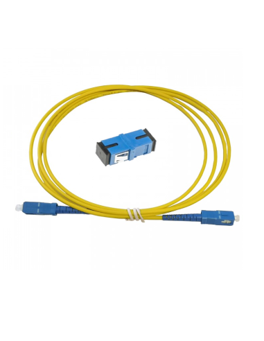 SC-SC BLAUW (SC-UPC/SC-UPC) glasvezelkabel-set