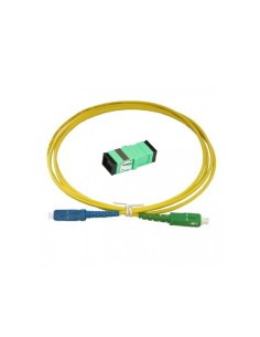 SC-SC GROEN (SC-APC/SC-UPC) glasvezelkabel-set