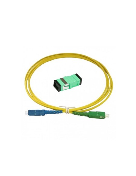 SC-SC GROEN (SC-APC/SC-UPC) glasvezelkabel-set