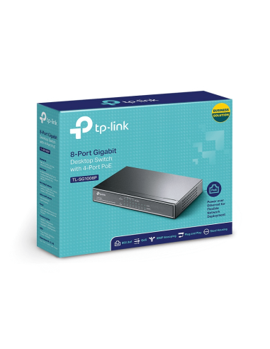 TP-Link 8-poorts (4x PoE) Gigabit Desktop Switch