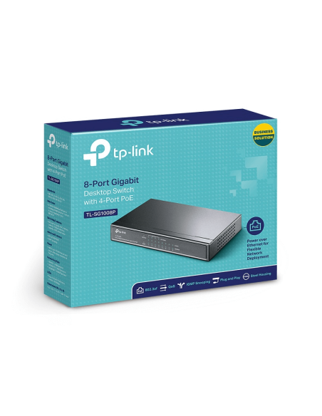 TP-Link 8-poorts (4x PoE) Gigabit Desktop Switch