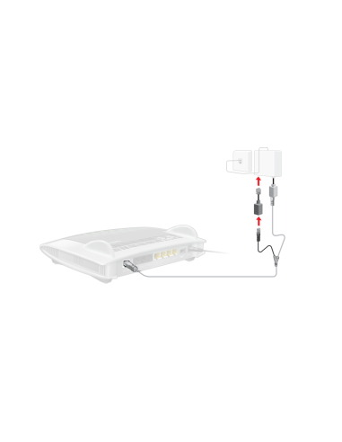 FRITZ!Box Y-kabel voor aansluiten op splitter...
