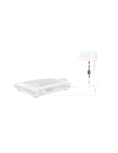 FRITZ!Box RJ45-RJ11-verloopadapter zwart (anlg...