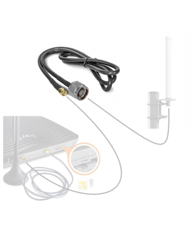 LTE antennekabel 10 meter coax N-Male naar...