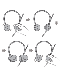 Kunstlederen oorkussen Yealink WH62-WH66-UH36-YHS36 2