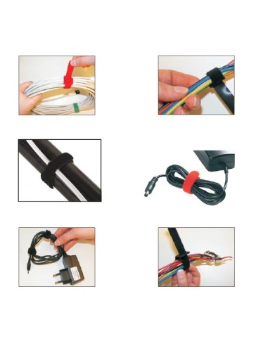 10 stuks kabelbinder klittenband