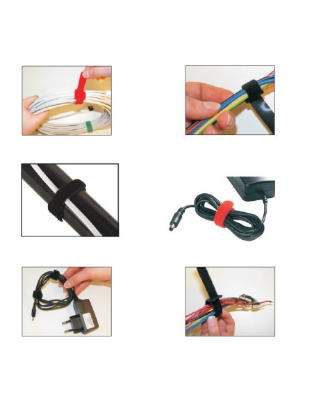 10 stuks kabelbinder klittenband